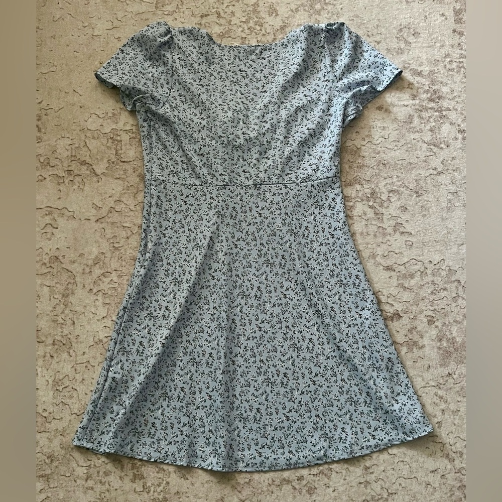 Women's Delray Floral-Print V-Neck Mini Dress - Picture 3 of 4